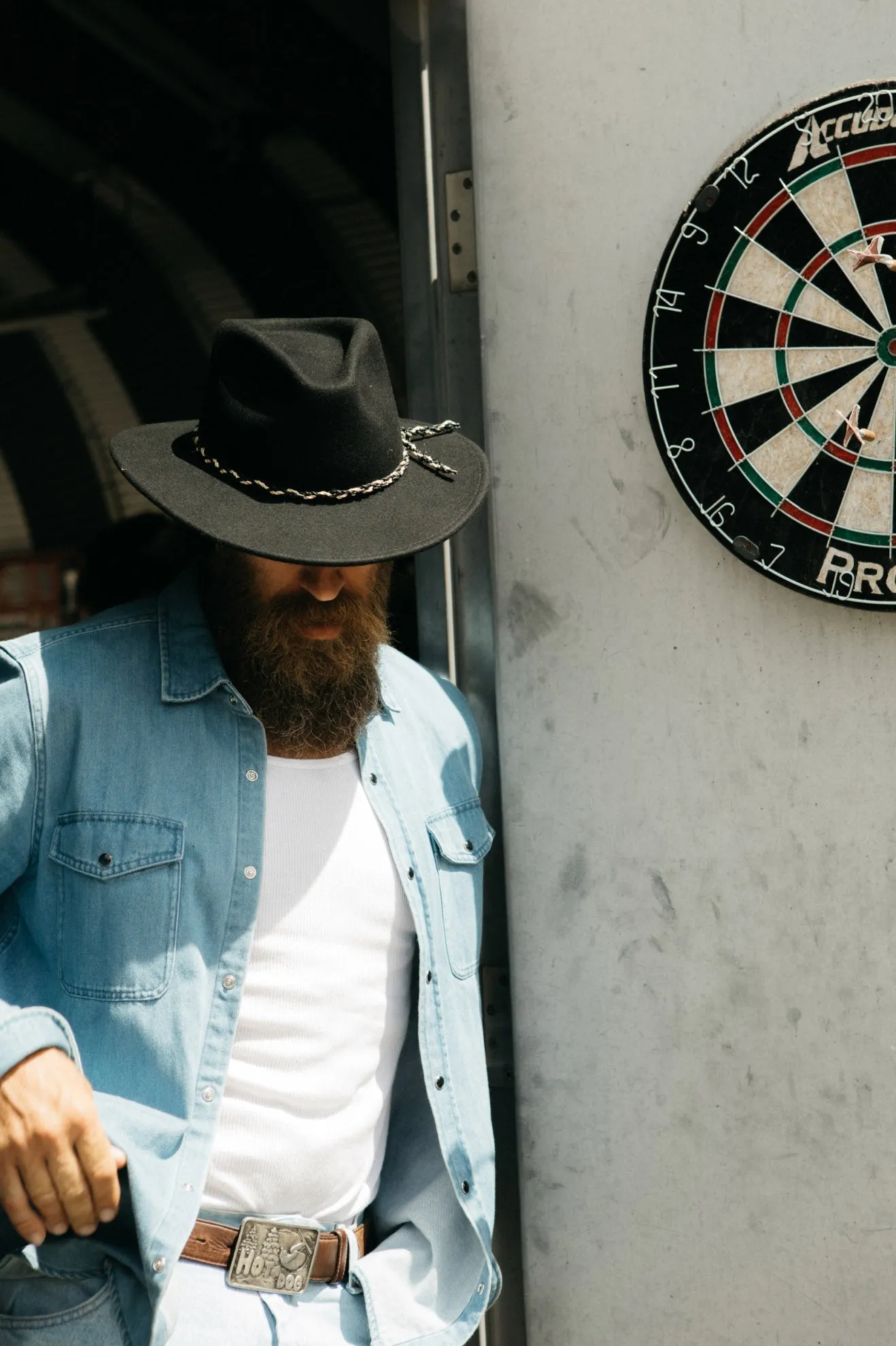 Messer Western Fedora - Black/Multi