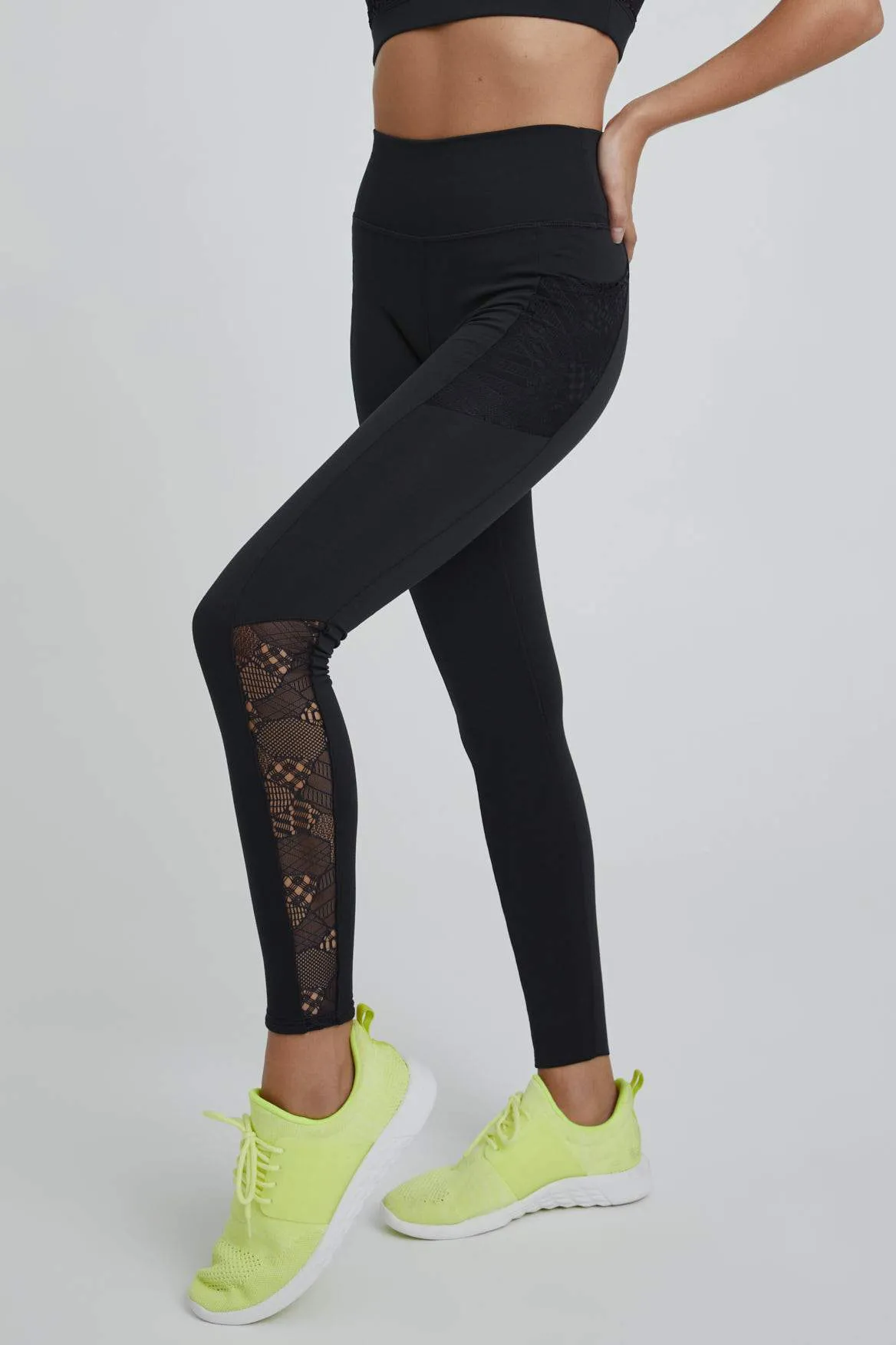 Monae Pocket Leggings Solid Black