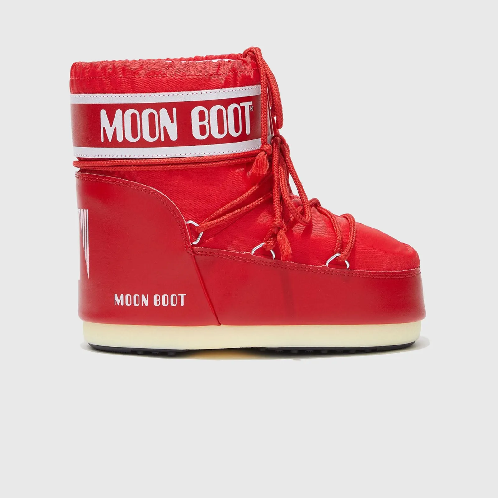 Moon Boot Icon Low Nylon Rosso Donna