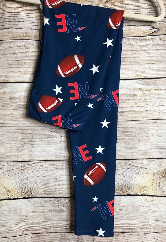 New England Football Team Soft Leggings