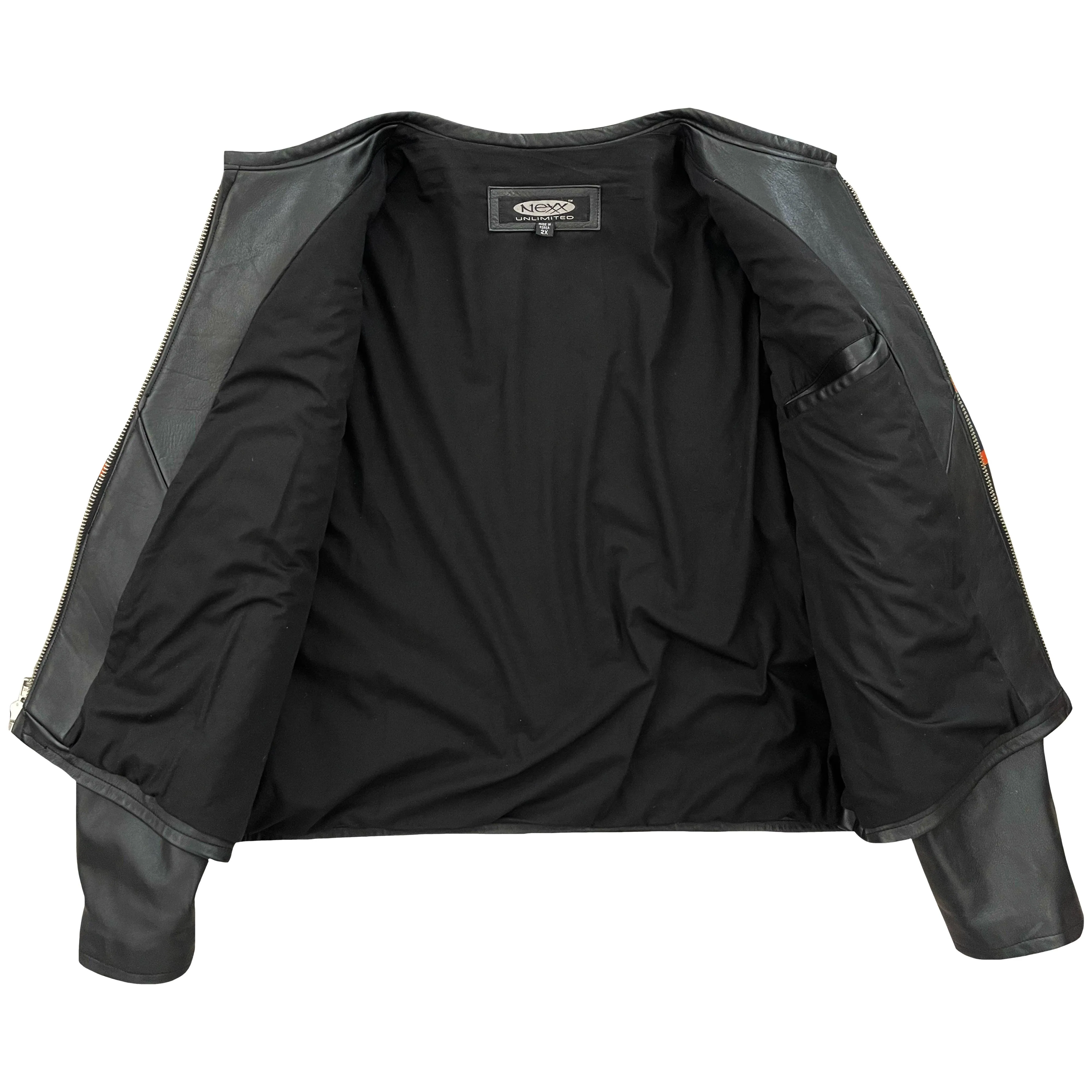 Nexx Unlimited Leather Motorcycle Racer Jacket