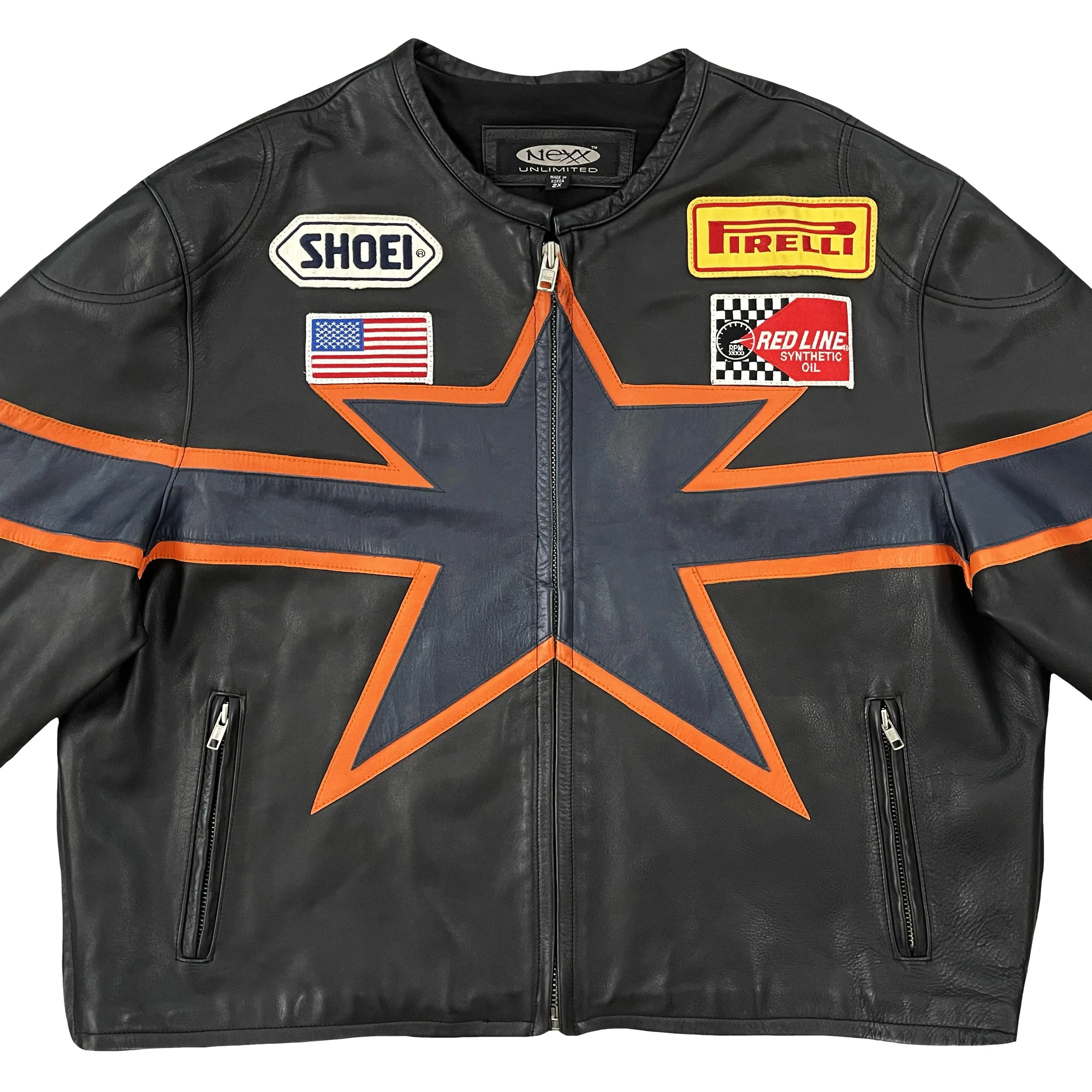 Nexx Unlimited Leather Motorcycle Racer Jacket