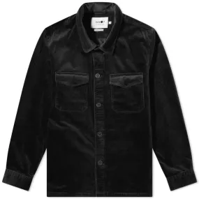 NN07 Bernard Corduroy Shirt JacketBlack