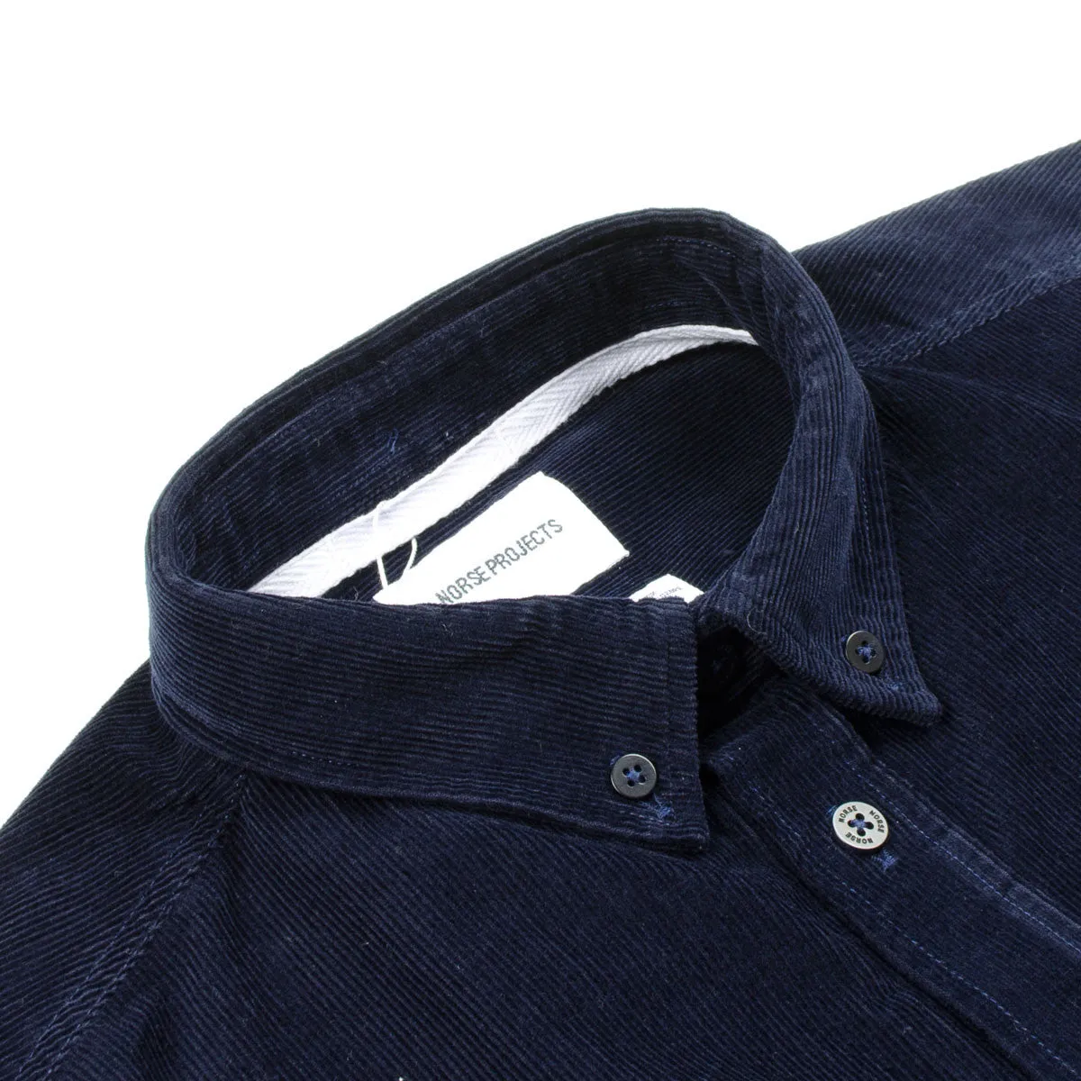 Norse Projects - Anton Fine Corduroy Shirt - Navy