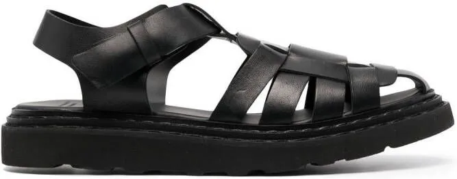 Officine Creative Ulla 5 leather sandals Black