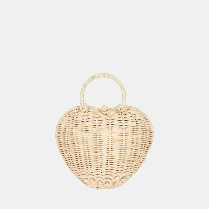 Olli Ella Rattan Luvya Bag - Straw