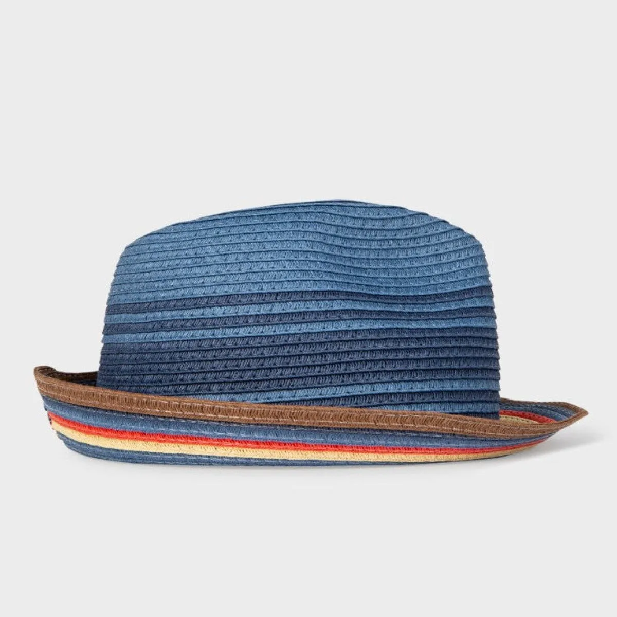 Paul Smith - Men's Trilby Braided Hat in Navy