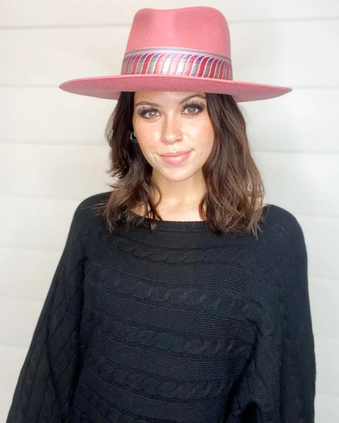 Pinched Crown Fedora Hat