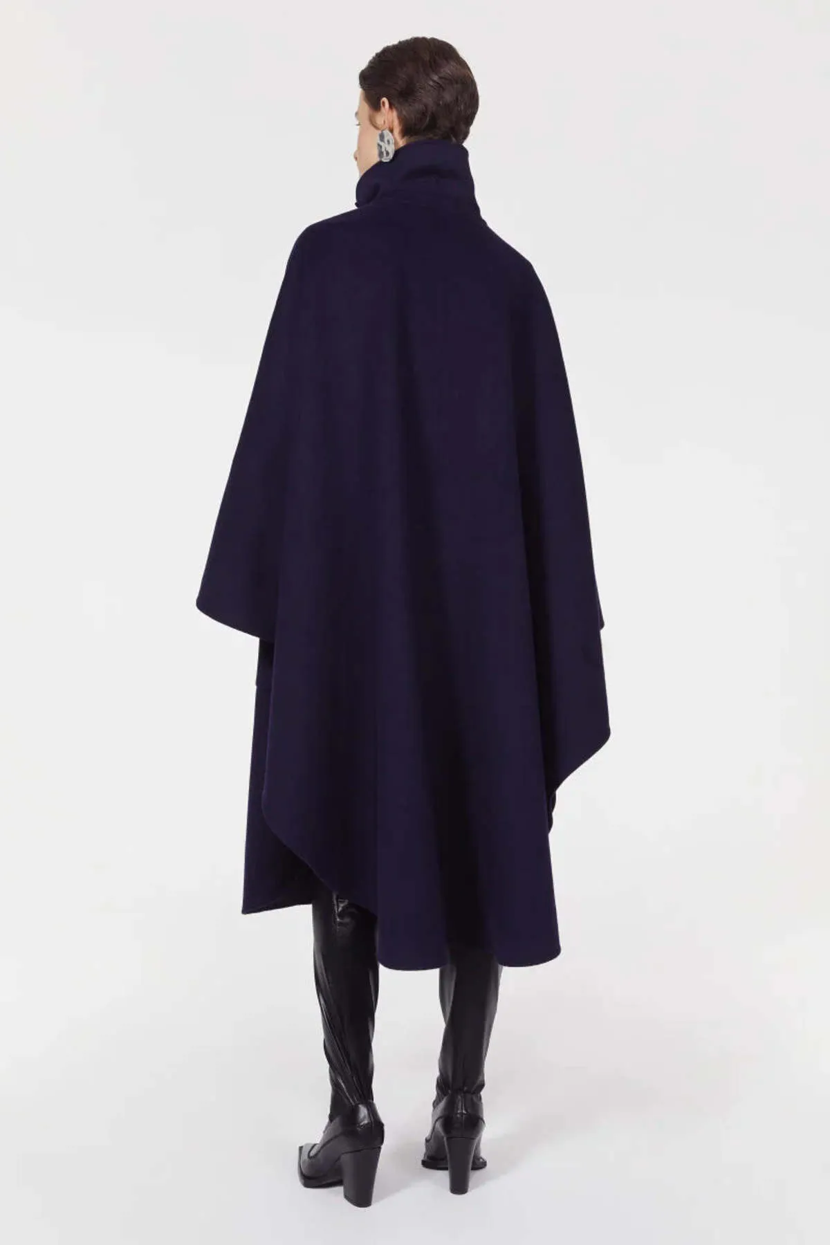 Pomona Wool Coat - Utility Blue