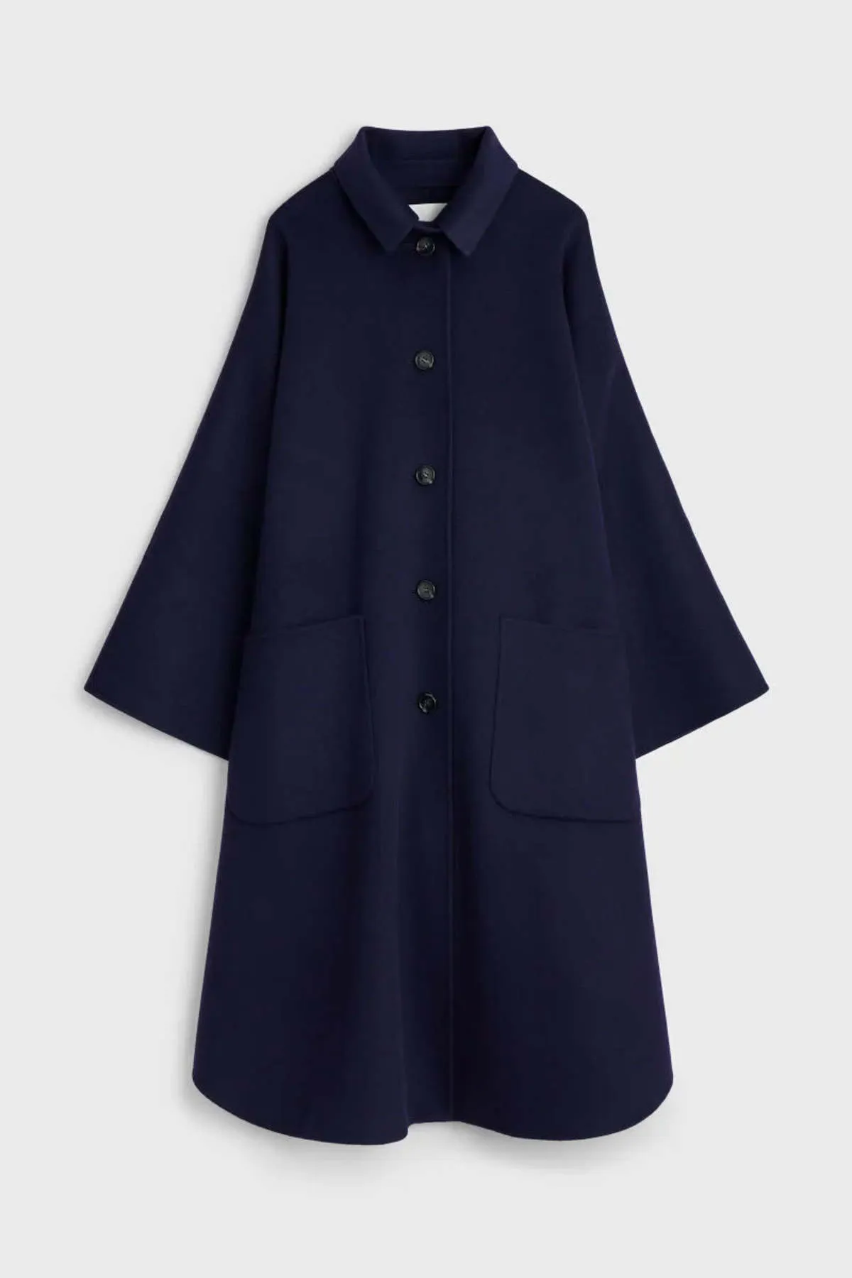 Pomona Wool Coat - Utility Blue