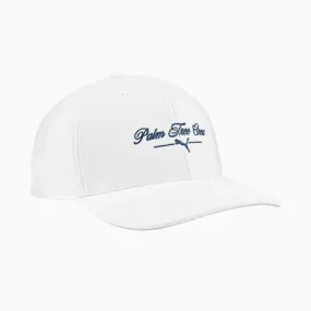 PUMA x Palm Tree Crew Script Men's Tech Cap | White Glow-Deep Navy | PUMA Shoes | PUMA 