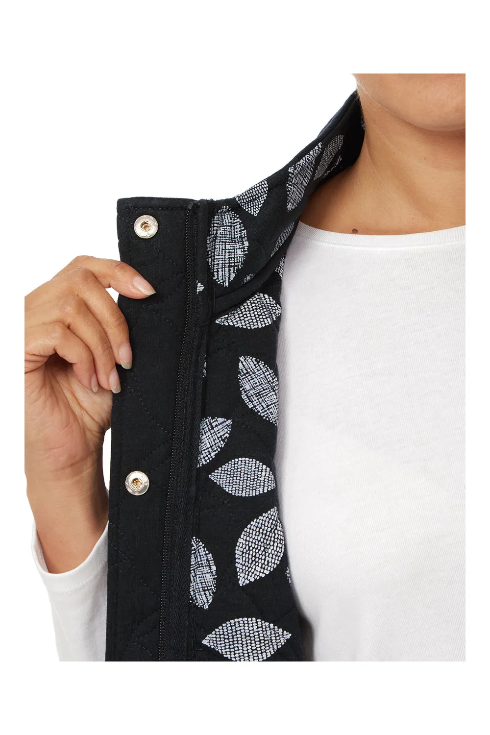 Quilted Gilet - Navy