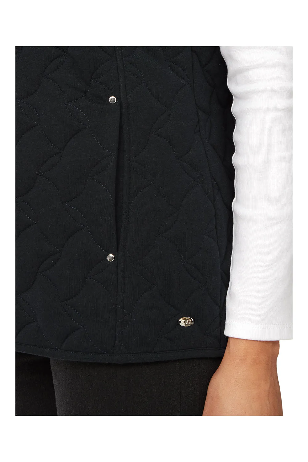 Quilted Gilet - Navy