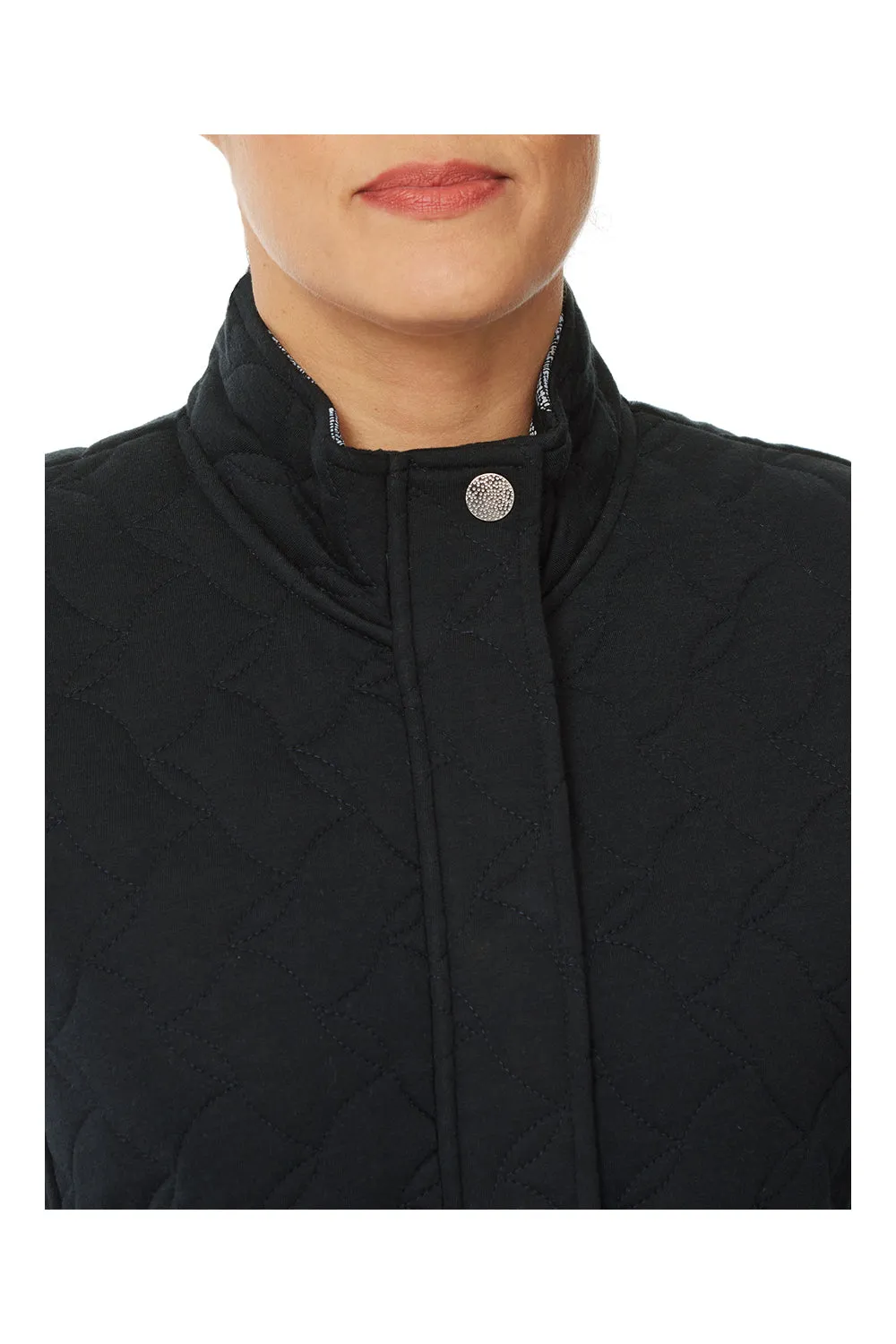 Quilted Gilet - Navy