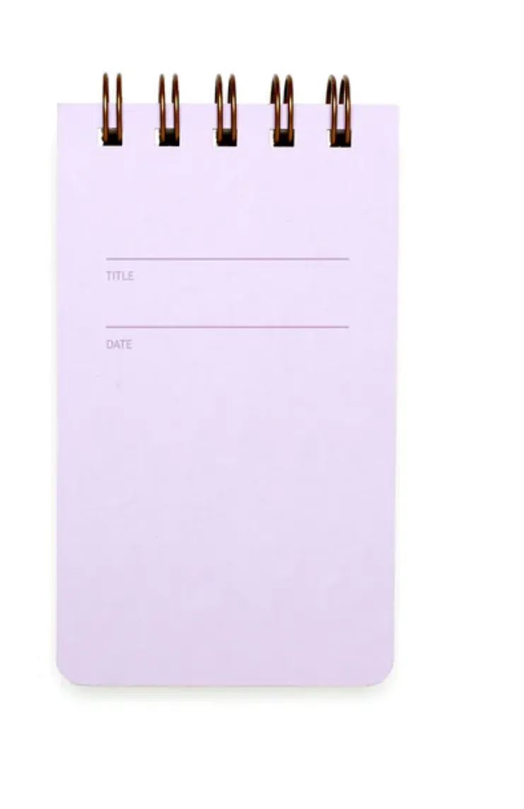 Reporter Notebook | Lilac | Lined