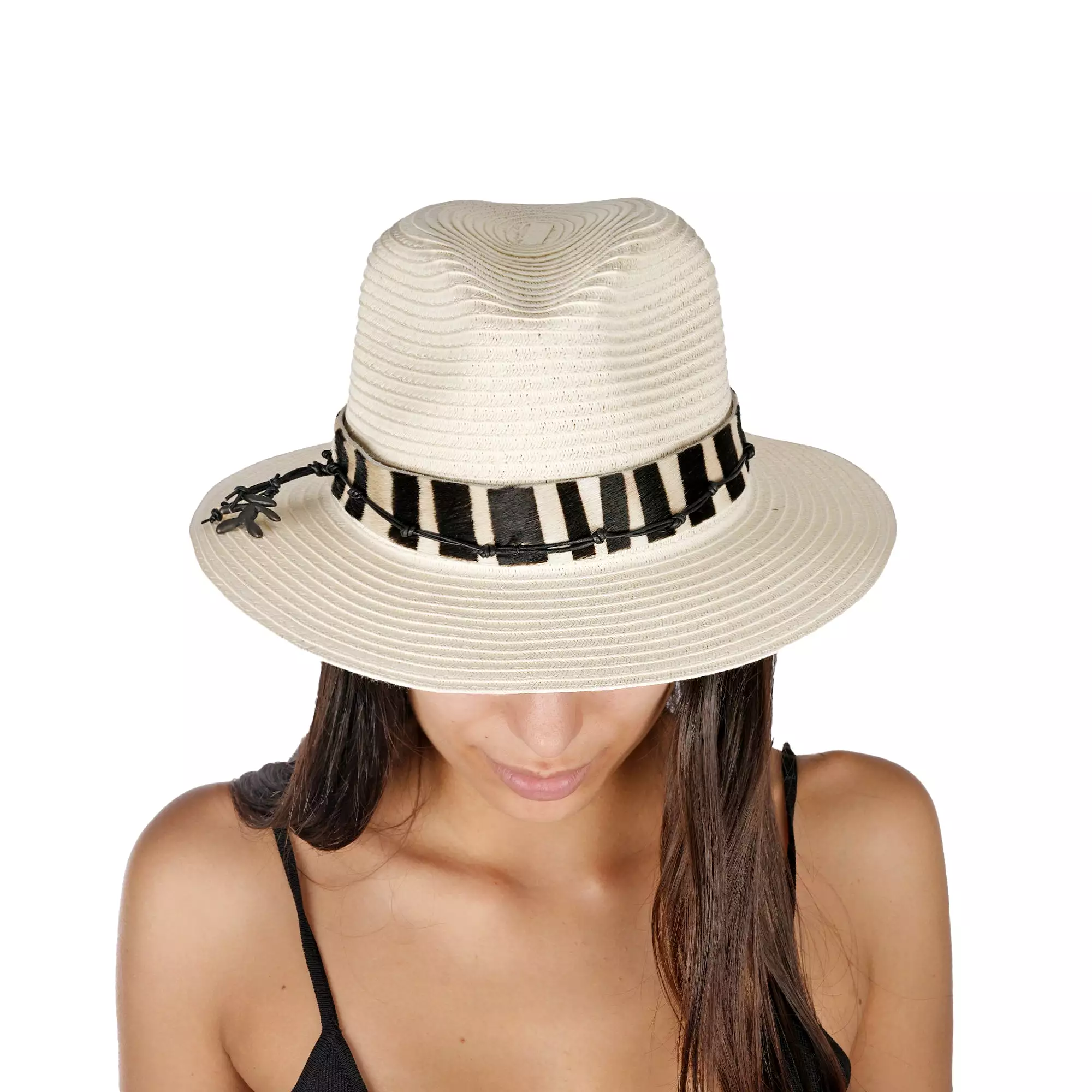 Safari Hat Natural Cellulose White