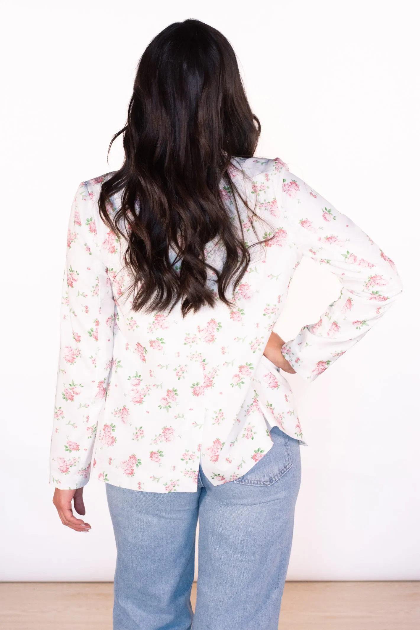 Sincerely Enchanting Floral Blazer