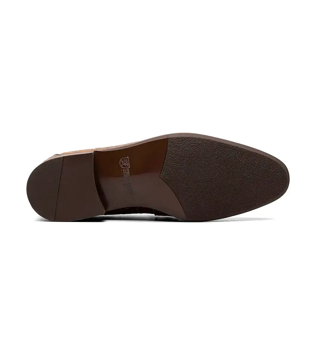 Stacy Adams - FERDINAND Moc Toe Bit Slip On - Cognac - 25455-221