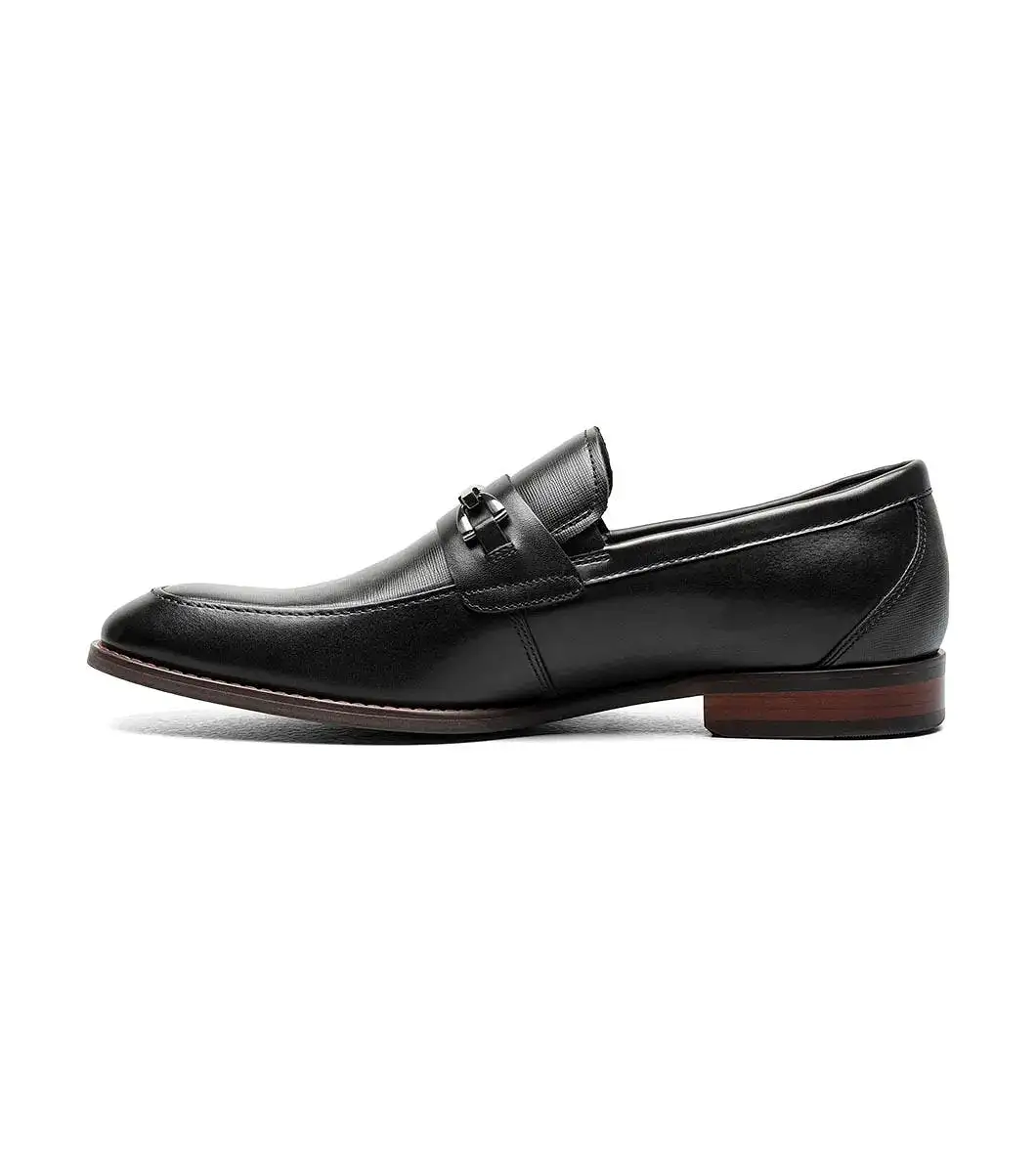 Stacy Adams - KAYLOR Moc Toe Bit Slip On - Black - 25572-001