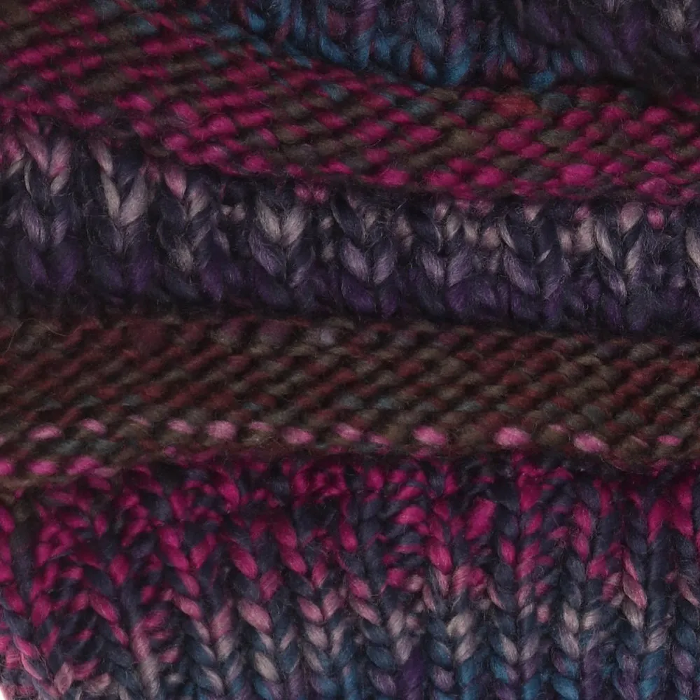 Starfire Multi Color Cable Knit CC Beanie