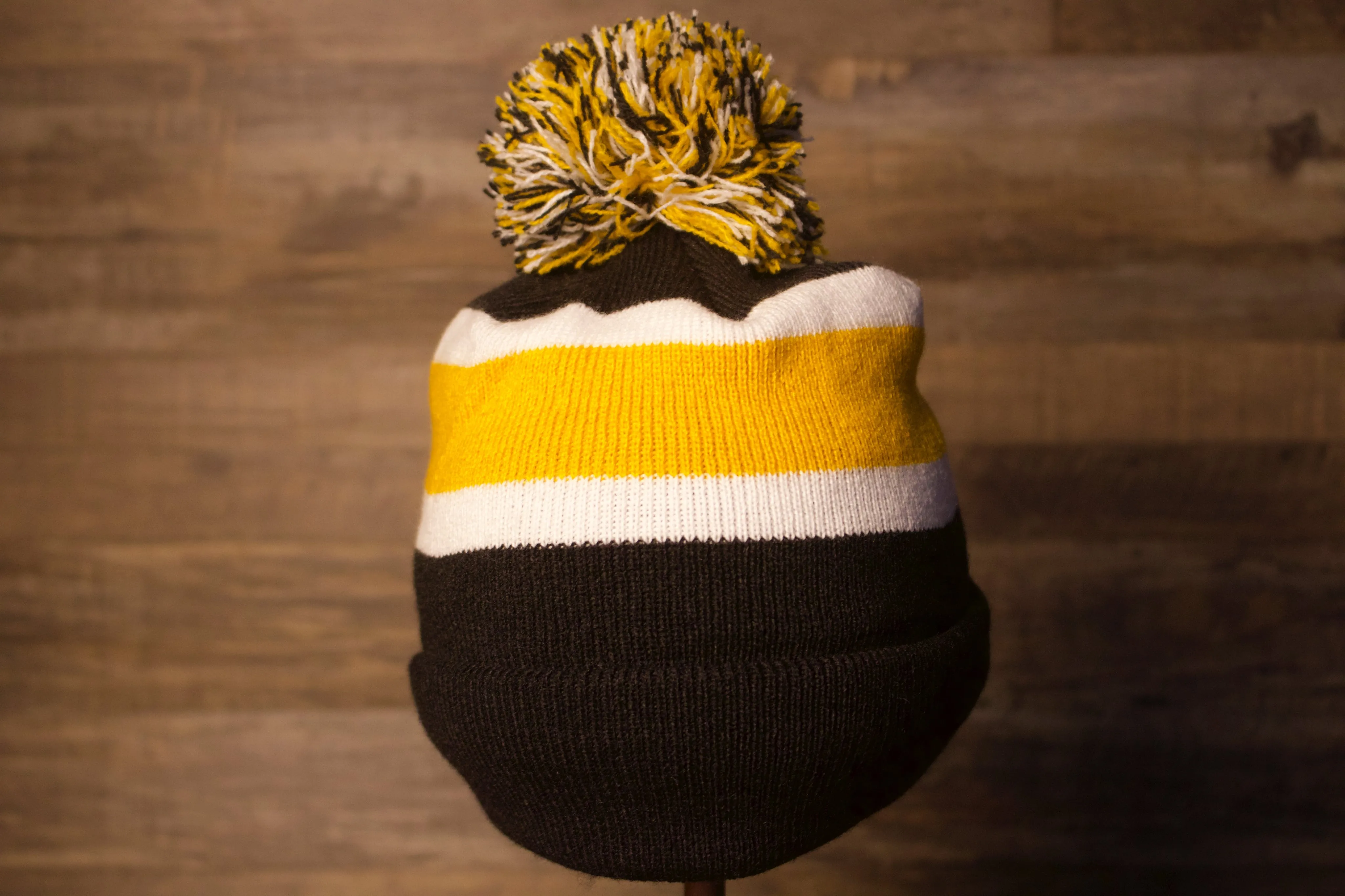 Steelers Beanie | Pittsburgh Steelers Striped Winter Hat