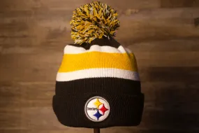 Steelers Beanie | Pittsburgh Steelers Striped Winter Hat