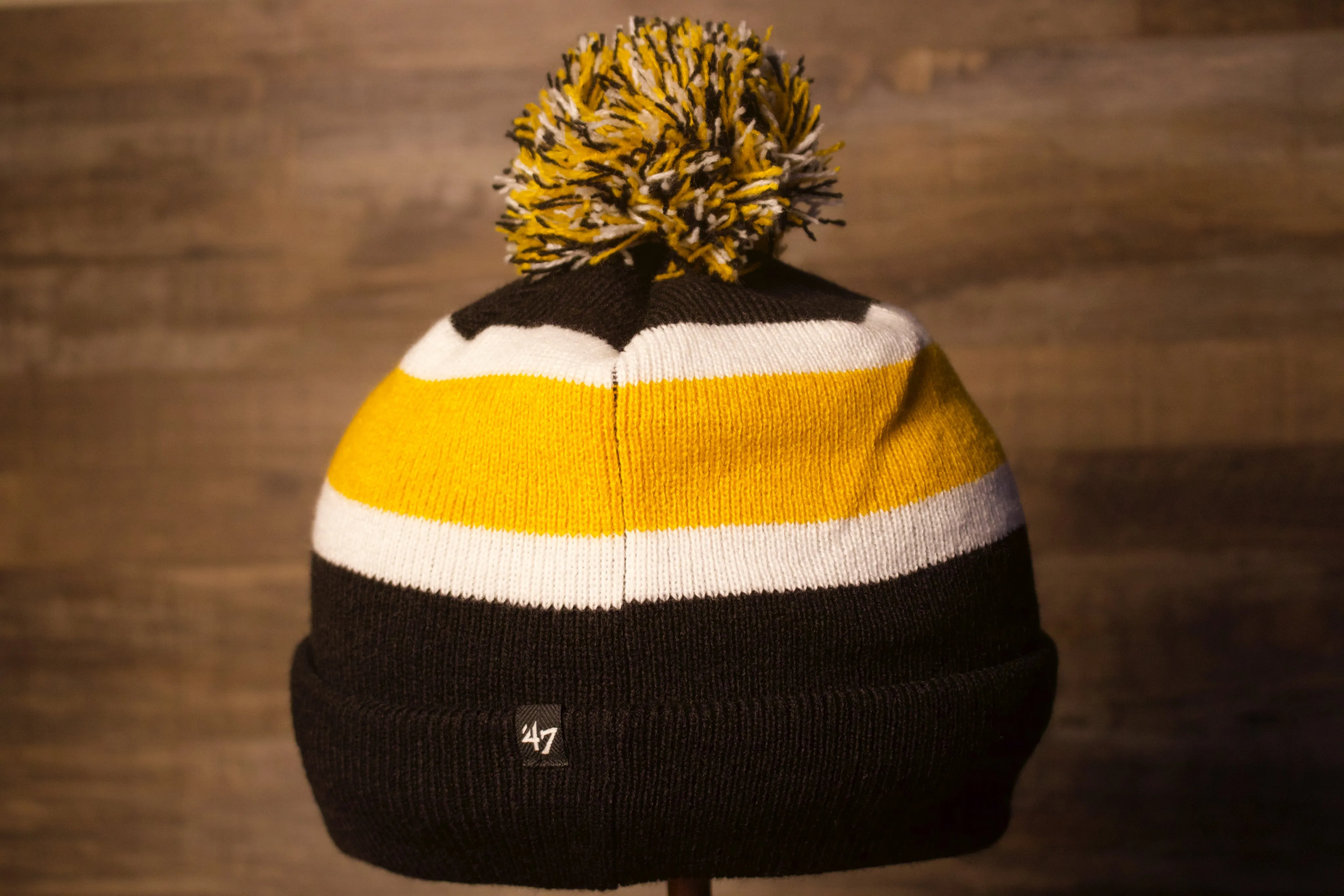 Steelers Beanie | Pittsburgh Steelers Striped Winter Hat