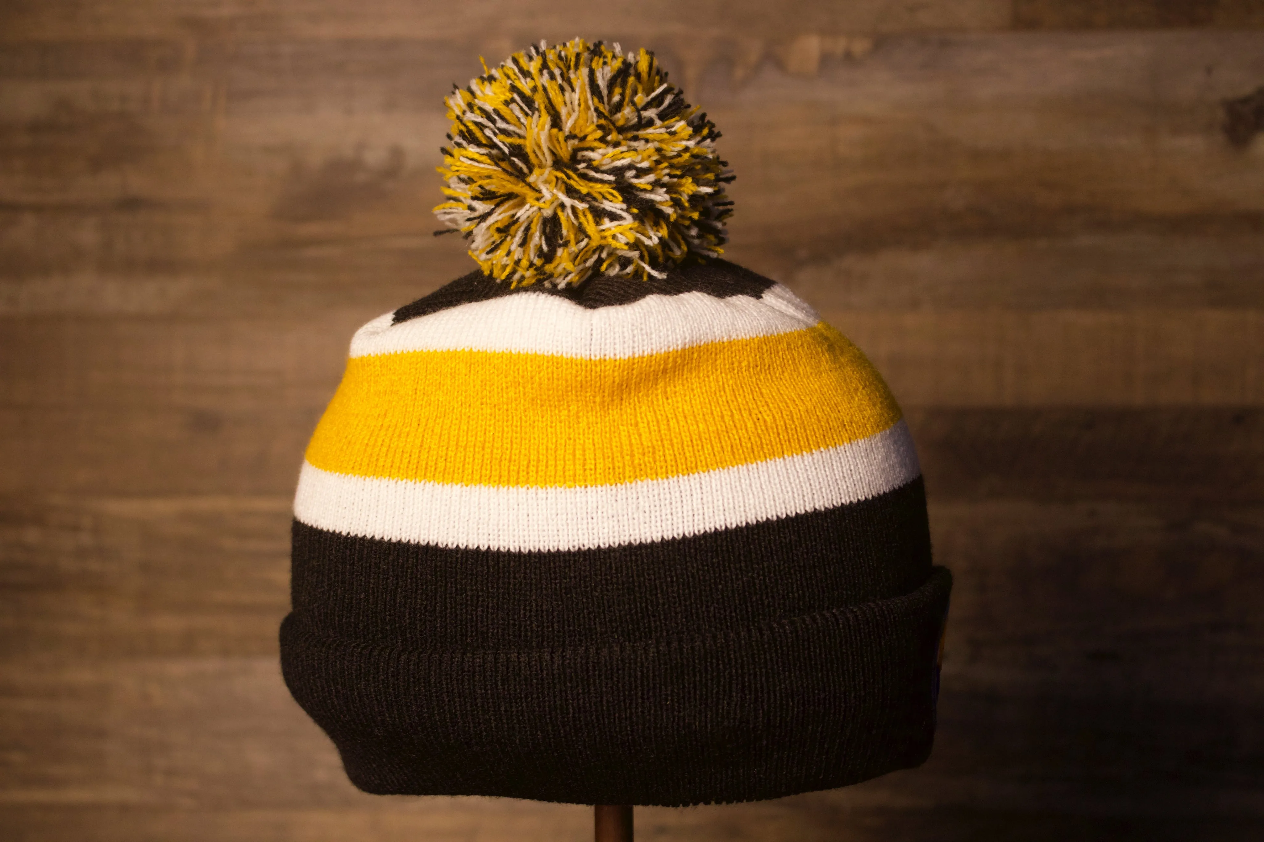 Steelers Beanie | Pittsburgh Steelers Striped Winter Hat