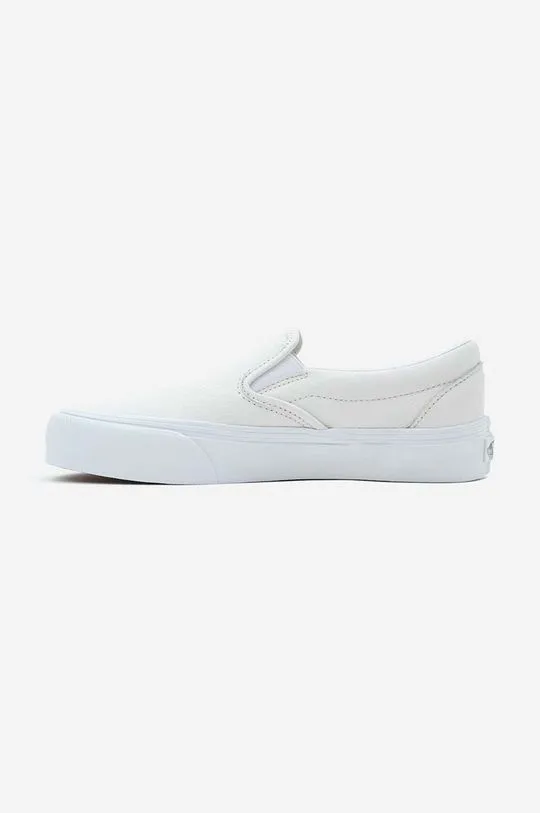 Vans plimsolls UA Classic Slip-On women's beige color