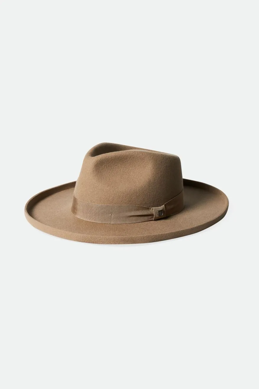 Victoria Felt Fedora - Sand