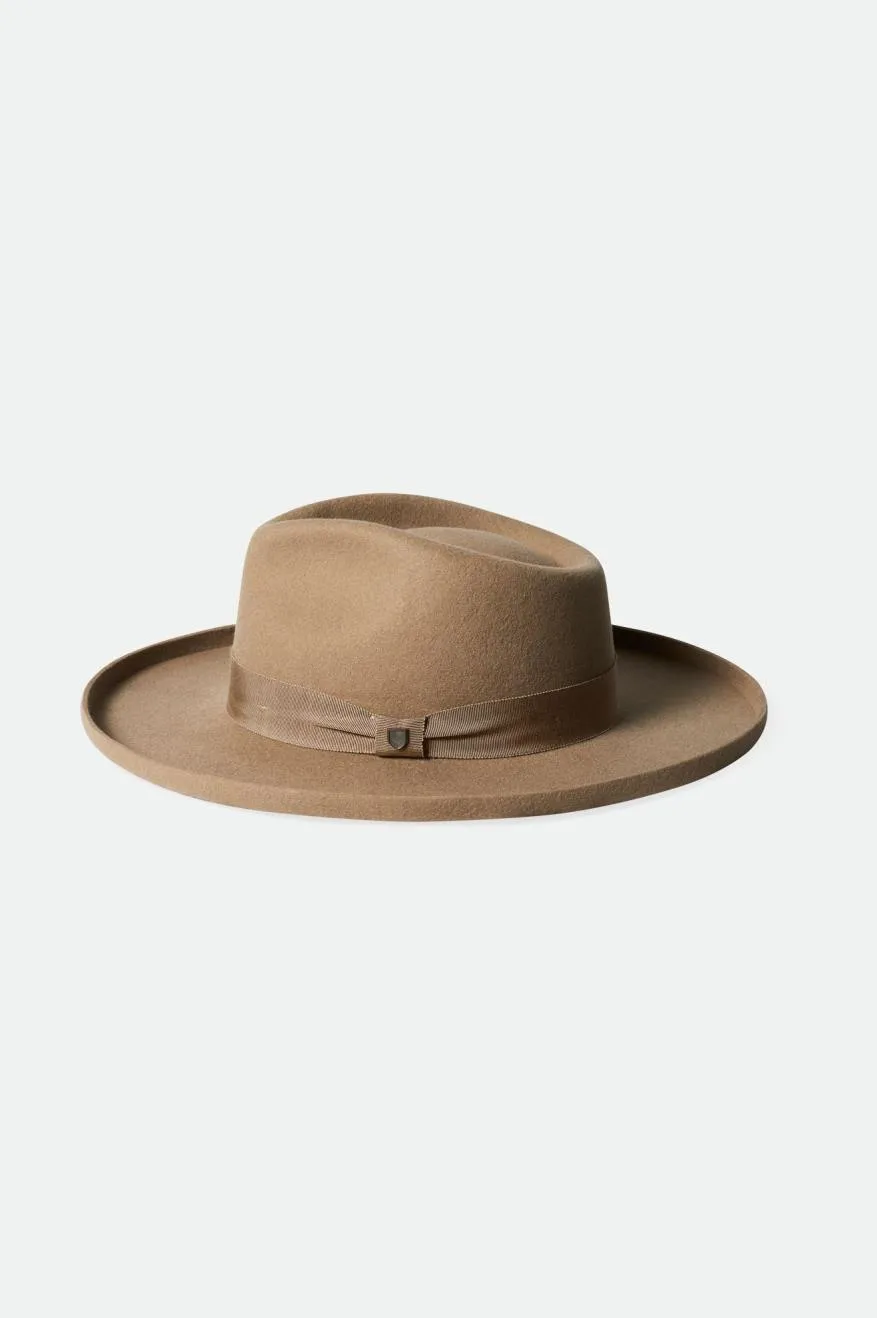 Victoria Felt Fedora - Sand