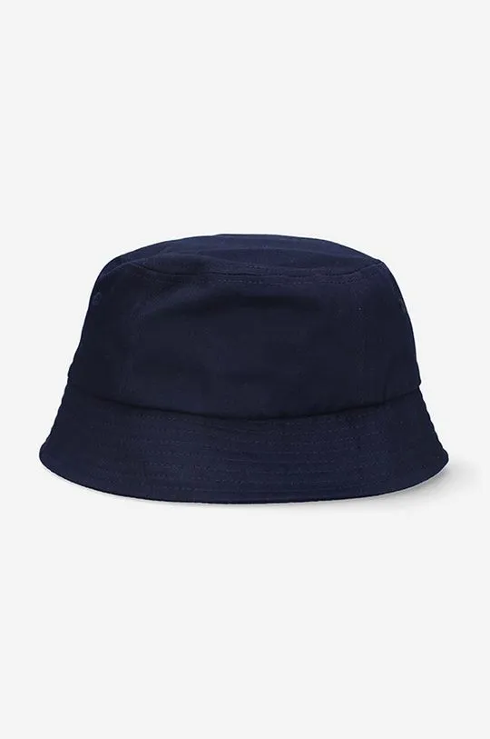 Wood Wood cotton hat Dex navy blue color