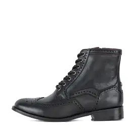 YASMINE 2.0 BLACK BROGUE BOOT