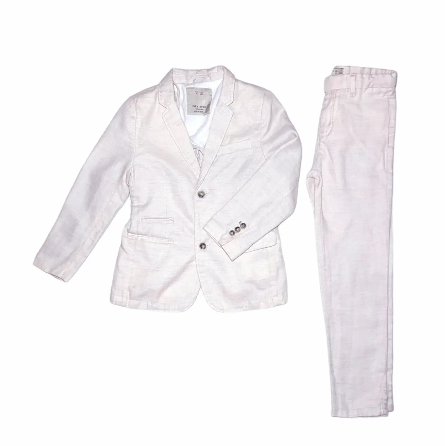 ZARA Boys' Linen Suit